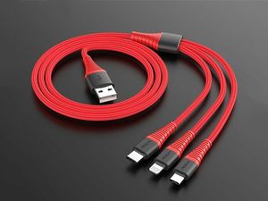 Kabel USB Rock Space USB-A - 1.2 m Czerwony (333) 6