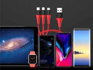 Kabel USB Rock Space USB-A - 1.2 m Czerwony (333) 9