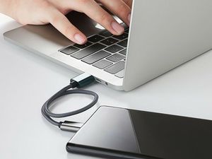 Kabel USB Rock Space USB-A - USB-C 1 m Szary (457) 6