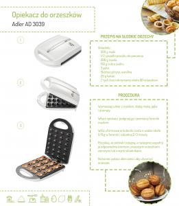 Adler AD 3039 wypiekacz do orzeszków 9