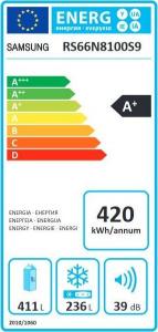 Lodówka Samsung RS66N8100S9 2