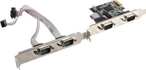Kontroler Lanberg PCIe x1- 4x COM 9Pin-(PCE-DB9-004) 2
