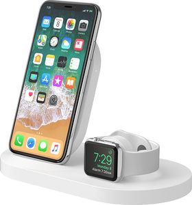 Ładowarka Belkin Stacja dokująca Wireless iPhone+Watch+USB-A biała- (F8J235VFWHT) 1