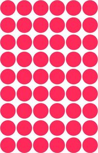 Avery Zweckform Kółka do zaznaczania, średnica 12mm, 270 sztuk, czerwone -3141 2