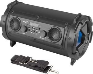 Głośnik uGo Bezprzewodowy głośnik Bazooka karaoke 16W czarny z mikrofonem -UBS-11740 1