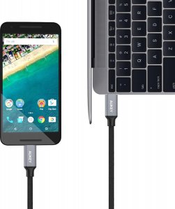 Kabel USB Aukey USB-C - USB-C 2 m Czarny (CB-CD6) 4