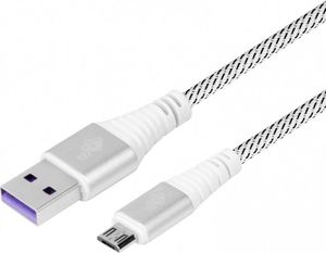 Kabel USB TB Print Kabel USB-Micro USB 1m biały oplot QC-AKTBXKU2SQC100W 1
