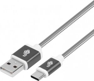 Kabel USB TB Print USB-A - USB-C 1.5 m Szary (AKTBXKUCSBA150S) 1