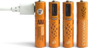 Smartools Akumulator Micro USB, 4x AAA, 450mAh, Ni-MH-MICROBATT AAA4 1