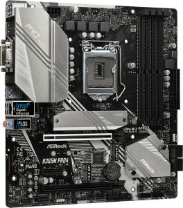 Płyta główna ASRock Płyta główna Asrock B365M PRO4 (LGA 1151; 4x DDR4 DIMM; Micro ATX; CrossFireX) (B365M PRO4) - PLYASR1510085 4