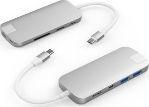 Stacja/replikator HyperDrive HD247A USB-C (HY-HD247B-SILVER) 1