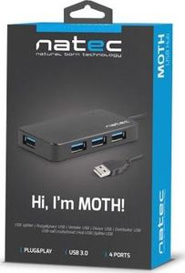 HUB USB Natec 4x USB-A 3.0 (NHU-1342) 2