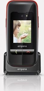 Telefon komórkowy Emporia One V200 Czarno-czerwony 3