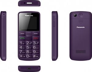 Telefon komórkowy Panasonic KX-TU110 Dual SIM Fioletowy 2