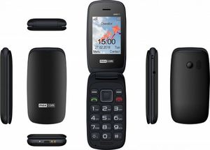 Telefon komórkowy Maxcom Telefon MM 817 czarny (MAXCOMMM817BLACK) - TEMCOKMM817BLAC 2