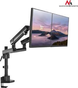 Maclean Uchwyt biurkowy na 2 monitory 17" - 32" (MC-812) 2