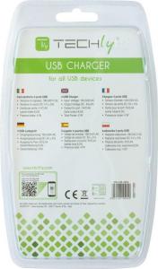 Ładowarka Techly 4x USB-A 2.4 A (102949) 4