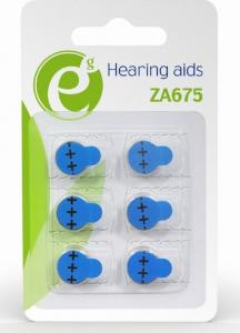 Gembird Bateria do aparatów słuchowych PR44 580mAh 6 szt. 2