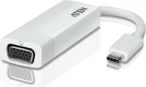 Adapter USB Aten UC3002 USB-C - VGA Biały  (UC3002-AT) 1