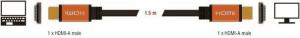 Kabel Delock HDMI - HDMI 1.5m pomarańczowy (85728) 3
