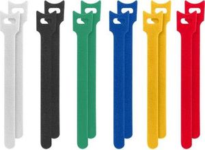 Organizer Lanberg Rzep Różne kolory 12 sztuk  (ORG01-MT150-MC6) 3