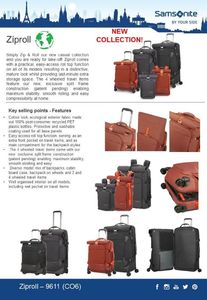 Plecak Samsonite Duffle/Boardcase SAMSONITE CO609003 ZIPROLL 55/22,tab, czarny 2