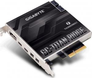 Kontroler Gigabyte GC-TITAN RIDGE Card, PCIe 3.0 x 4, DP, miniDP, USB 3.1 Gen2 Type-C 2
