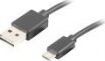 Kabel USB Lanberg USB-A - microUSB 1.8 m Czarny (CA-USBM-12CC-0018-BK) 1