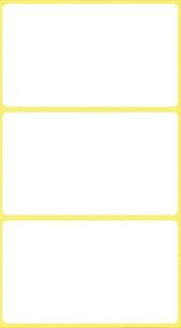 Avery Zweckform Mini etykiety w arkuszach do opisywania ręcznego, 66 x 38mm, białe, 18 sztuk -3084 2