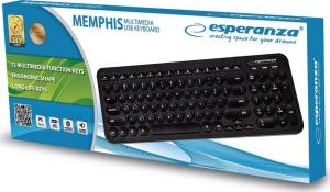 Klawiatura Esperanza EK132 Przewodowa Czarna US (EK132) 2