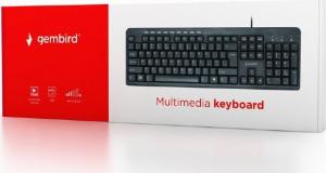 Klawiatura Gembird KB-UM-106 Przewodowa Czarna US (KB-UM-106) 3