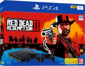 Sony Playstation 4 Slim 1TB + Red Dead Redemption 2 + 2nd controller 1