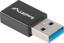 Adapter USB Lanberg USB-C - USB Czarny  (AD-UC-UA-01) 2