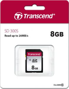 Karta Transcend 300S SDHC 8 GB Class 10 UHS-I/U3  (TS8GSDC300S) 2
