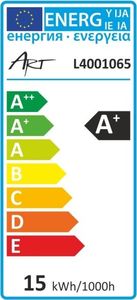 Art ART Żarówka LED E27,15W,A80,AC230V,WW 4