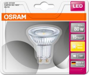 Osram LED STAR PAR16 80 non-dim 120° 6,9W/827 GU10 3