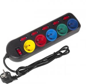 Listwa zasilająca Maclean Energy 5 gniazd 1.5 m mix (MCE204M) 3