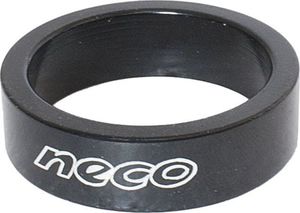 Neco Podkładka steru NECO 1,1/8" 10 mm aluminiowa czarna uniwersalny 1