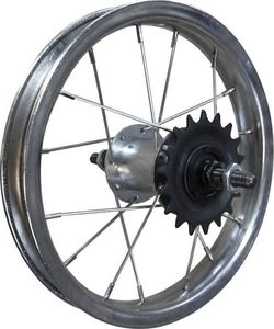 Koło tylne stalowe 12" z piastą samohamowną Falcon uniwersalny 4