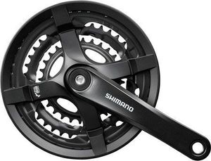 Shimano Mechanizm korbowy Shimano FCTY501C888CL 48x38x28T czarny z osłoną uniwersalny 1