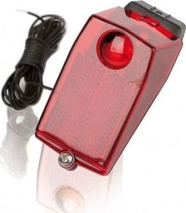 DeOne Lampa tylna diodowa czerwona 6 V-0,5W na błotnik z przewodem - blister 1