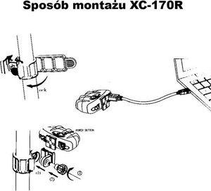 XC Light Lampa tylna XC-170R USB 3 Led 4