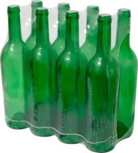 Biowin Butelki szklane na wino 8x0,75l zielone 631481-631481 1