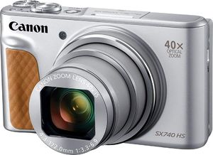 Aparat cyfrowy Canon PowerShot SX740 HS srebrny 1