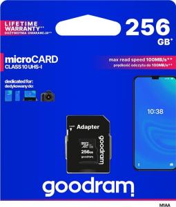 Karta GoodRam MicroSDXC 256 GB Class 10 UHS-I/U1  (M1AA-2560R12) 3