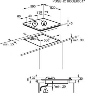 Płyta grzewcza Electrolux EGT6647LOK 8