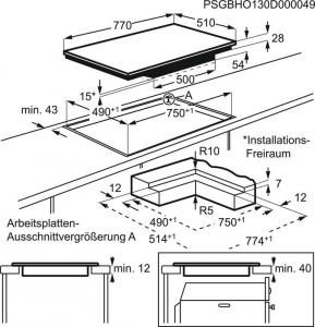 Płyta grzewcza Electrolux EHD8740IOK 9