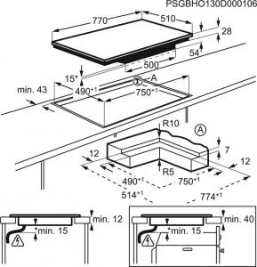 Płyta grzewcza Electrolux EHD8740IOK 10