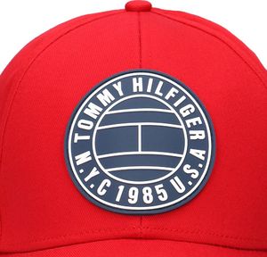 Tommy Hilfiger Czapka męska Round Pathc Cap czerwona (AM0AM04503 659) 4