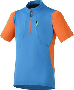 Shimano Koszulka męska Touring niebiesko-pomarańczowa r. XL 1
